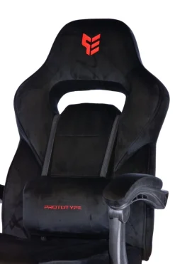 Fotel obrotowy do biurka TITAN BLACK ALCANTARA PRO