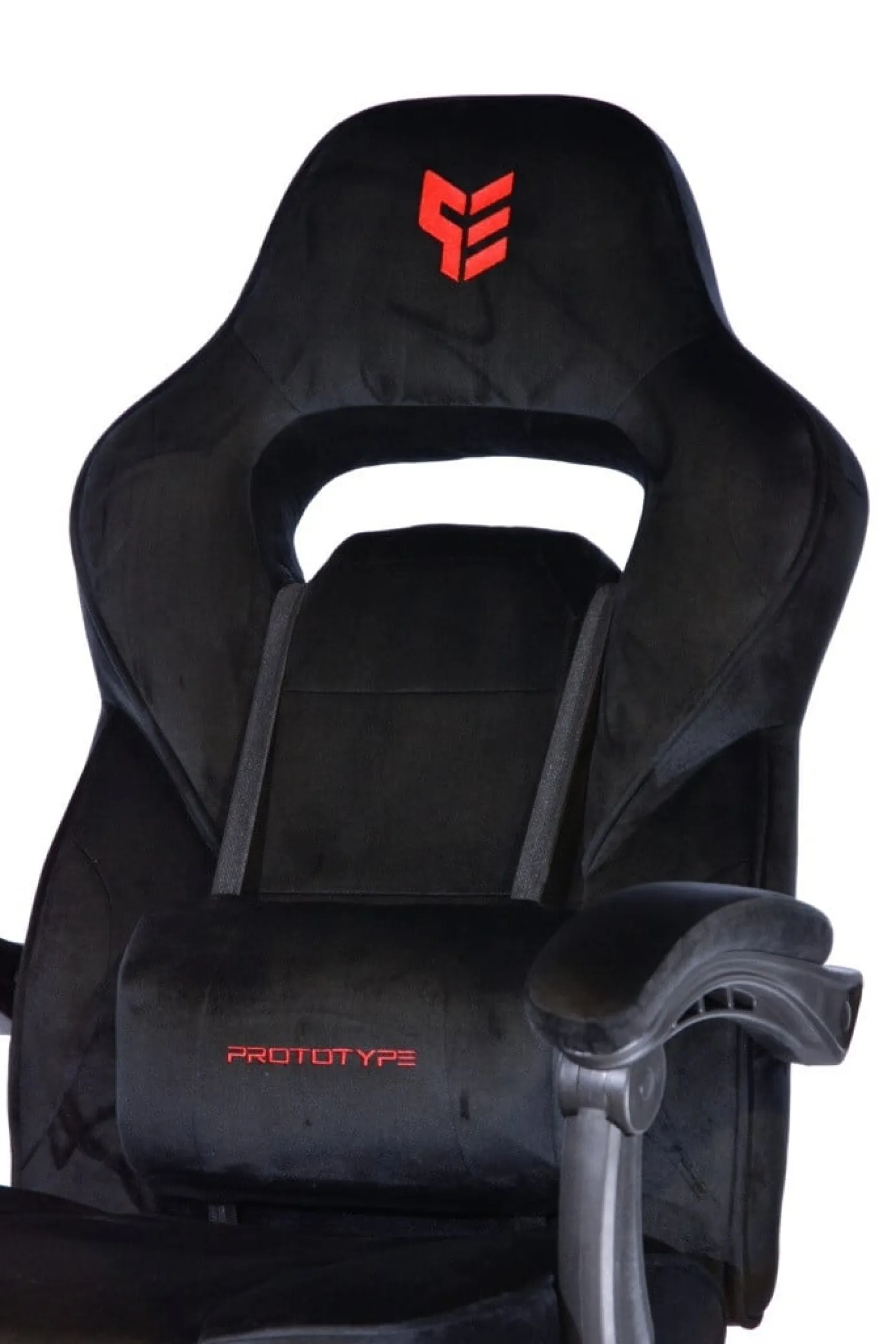 Fotel obrotowy do biurka TITAN BLACK ALCANTARA PRO
