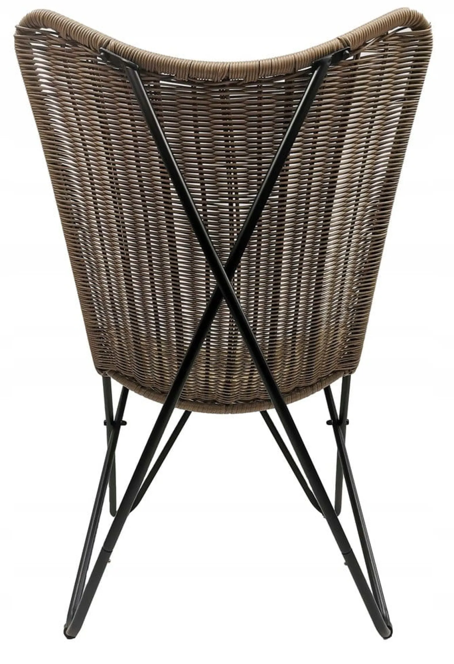 Fotel ogrodowy mocny leżak boho rattan Rimini