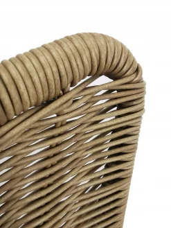 Fotel ogrodowy mocny leżak boho rattan Rimini