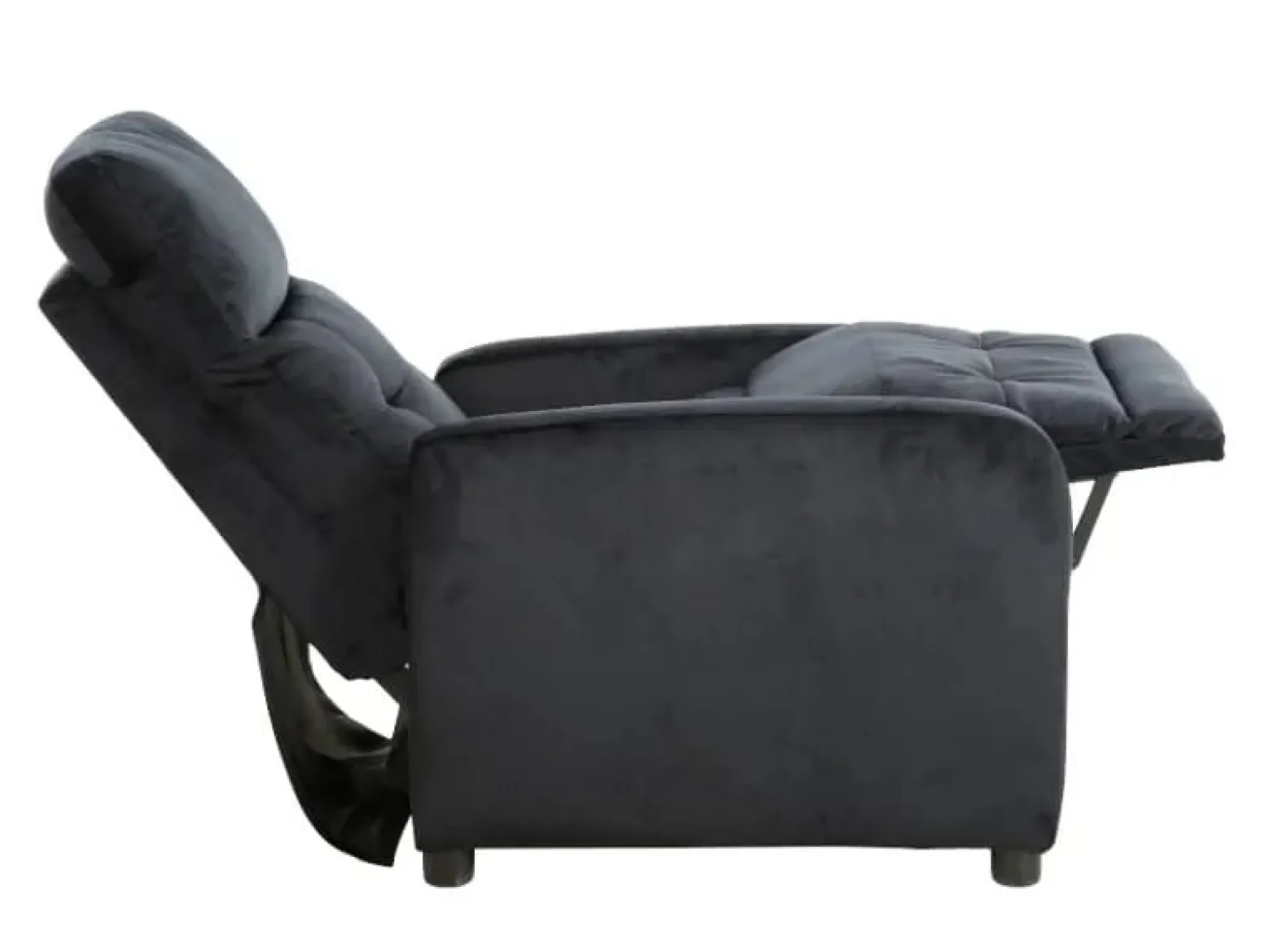 Fotel rozkładany do salonu OTUS VELVET czarny