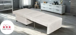 Fotel rozkładany f spania KIMO pojemnik Family Meble Hunter zielony