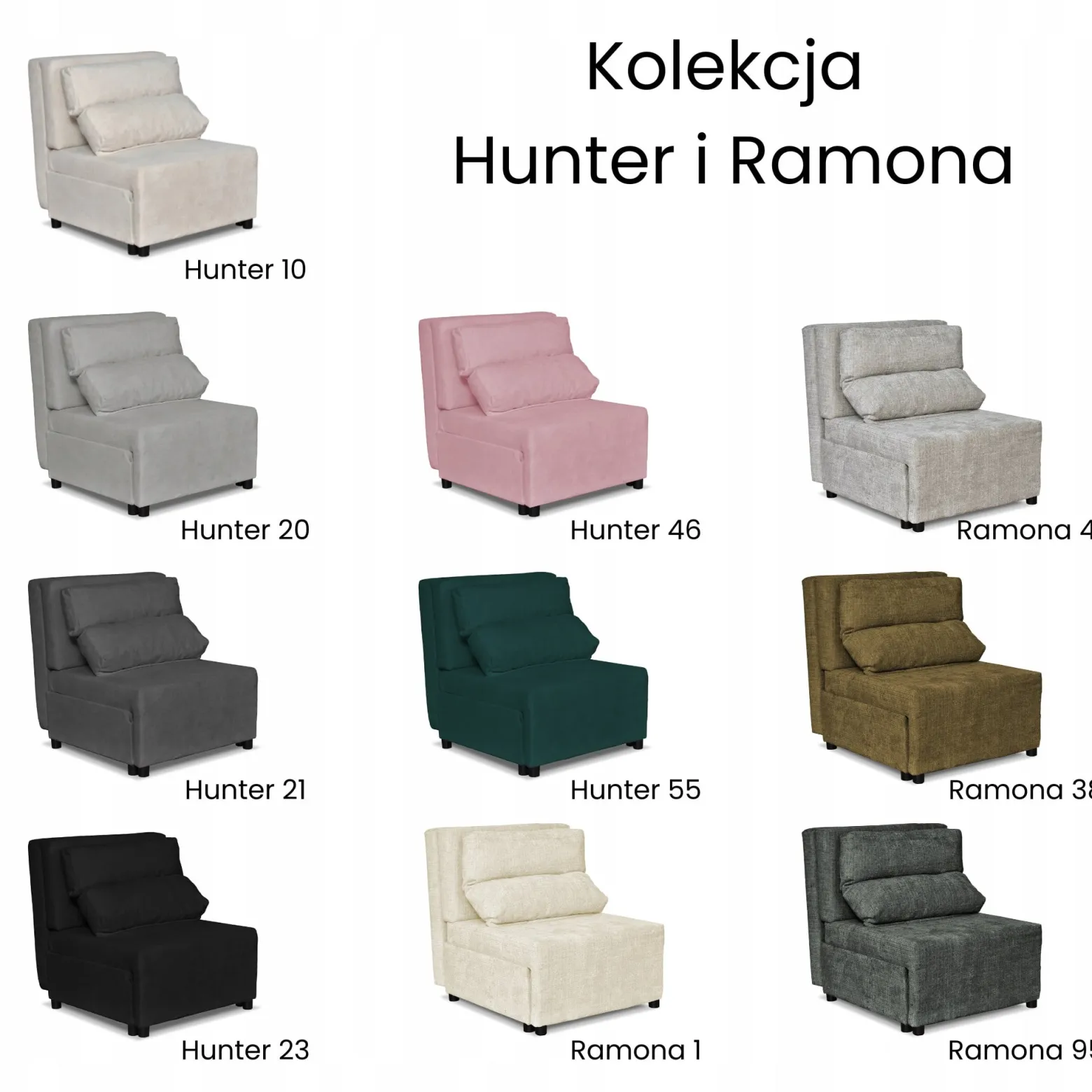 Fotel rozkładany f spania KIMO pojemnik Family Meble Hunter zielony