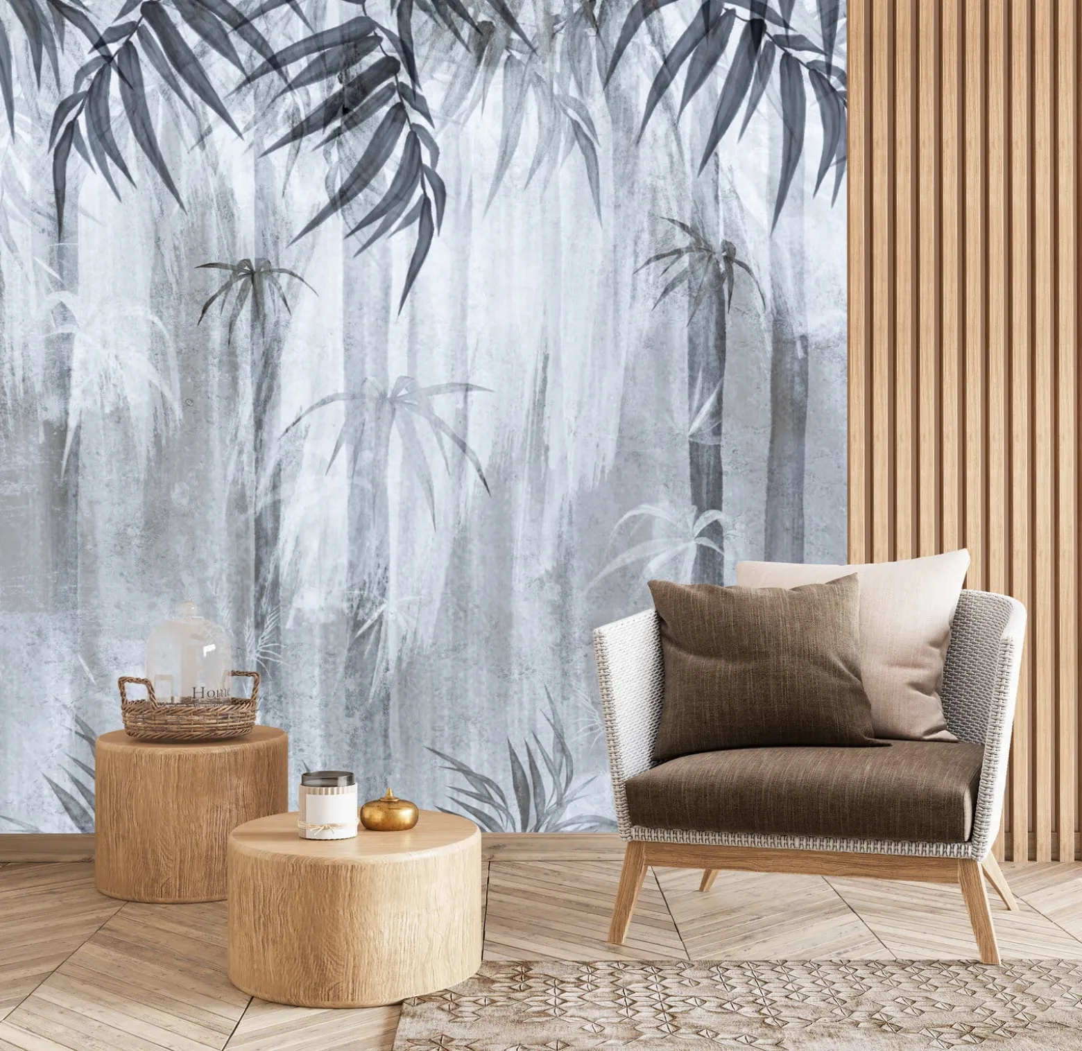 Fototapeta Abstrakcyjny Las Bambusowy 90x60cm