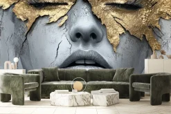 Fototapeta Abstrakcyjny Portret Kobiety 300x210cm