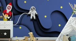Fototapeta ASTRONAUTA Kosmos Rakieta Bajka 90x60cm