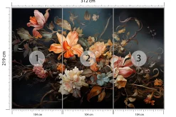Fototapeta Bukiet W Stylu Vintage 312x219cm