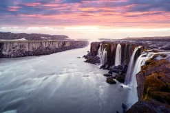 Fototapeta Do Salonu Wodospad Selfoss 90x60cm