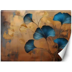 Fototapeta, Kwiaty Ginko Botanika Art Deco
