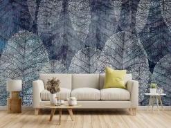 Fototapeta Liście W Stylu Vintage 90x60cm
