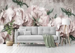 Fototapeta Malowane Peonie 90x60cm