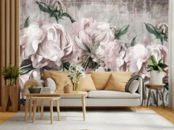 Fototapeta Malowane Peonie 90x60cm