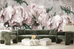 Fototapeta Malowane Peonie 90x60cm