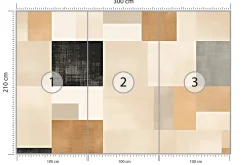 Fototapeta Minimalistyczne Tło W Stylu Japandi 300x210cm