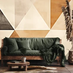 Fototapeta Minimalistyczne Trójkąty Styl Boho 416x254cm