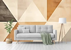 Fototapeta Minimalistyczne Trójkąty Styl Boho 416x254cm