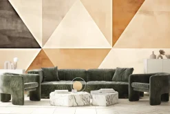 Fototapeta Minimalistyczne Trójkąty Styl Boho 416x254cm