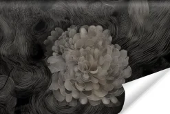 Fototapeta Monochromatyczna Kwiatowa Abstrakcja 416x290cm