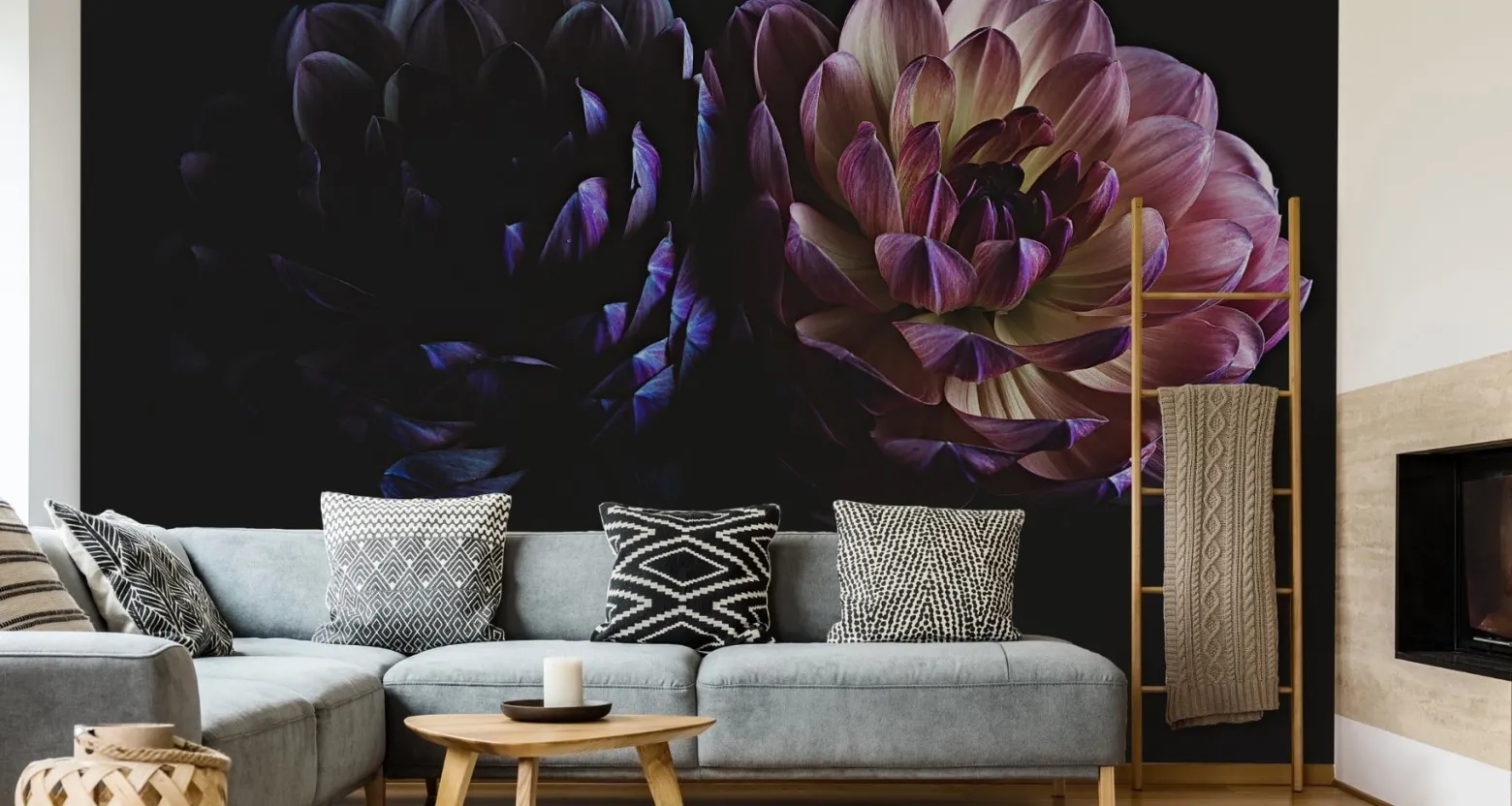Fototapeta Natura Delikatne DALIE Kwiaty 90x60cm