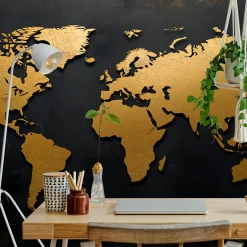 Fototapeta Nowoczesna Mapa Świata 405x270cm