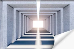 Fototapeta Nowoczesny BETONOWY Tunel 3D 90x60cm
