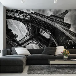 Fototapeta WIDOK Z Dołu Na Wieżę Eiffla 3D 90x60cm