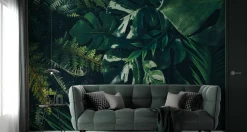 Fototapeta Zielone LIŚCIE Tropikalne 90x60cm