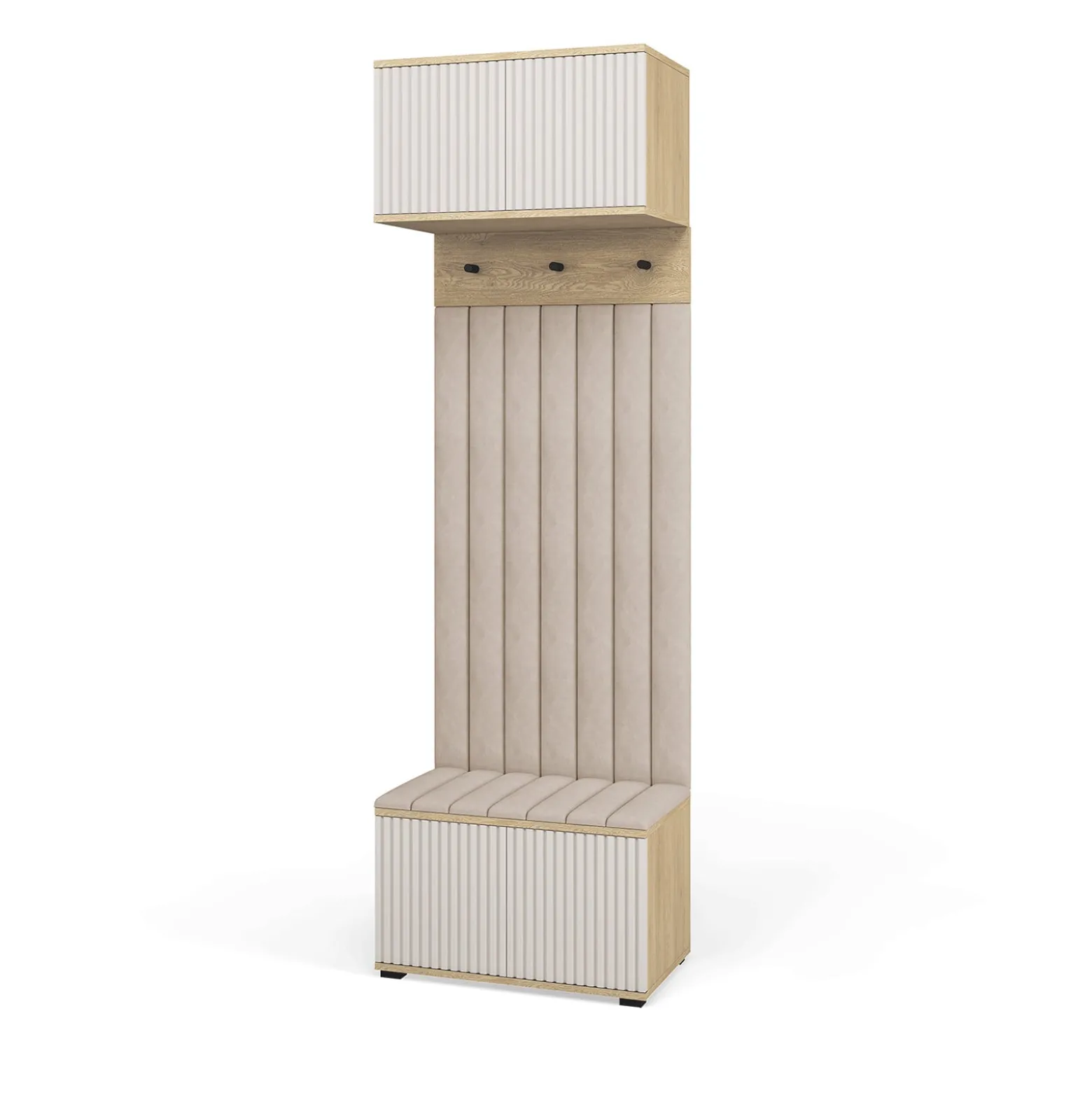 Garderoba Zora wersja 5 Dąb Cremona/Cashmere Trinity 02