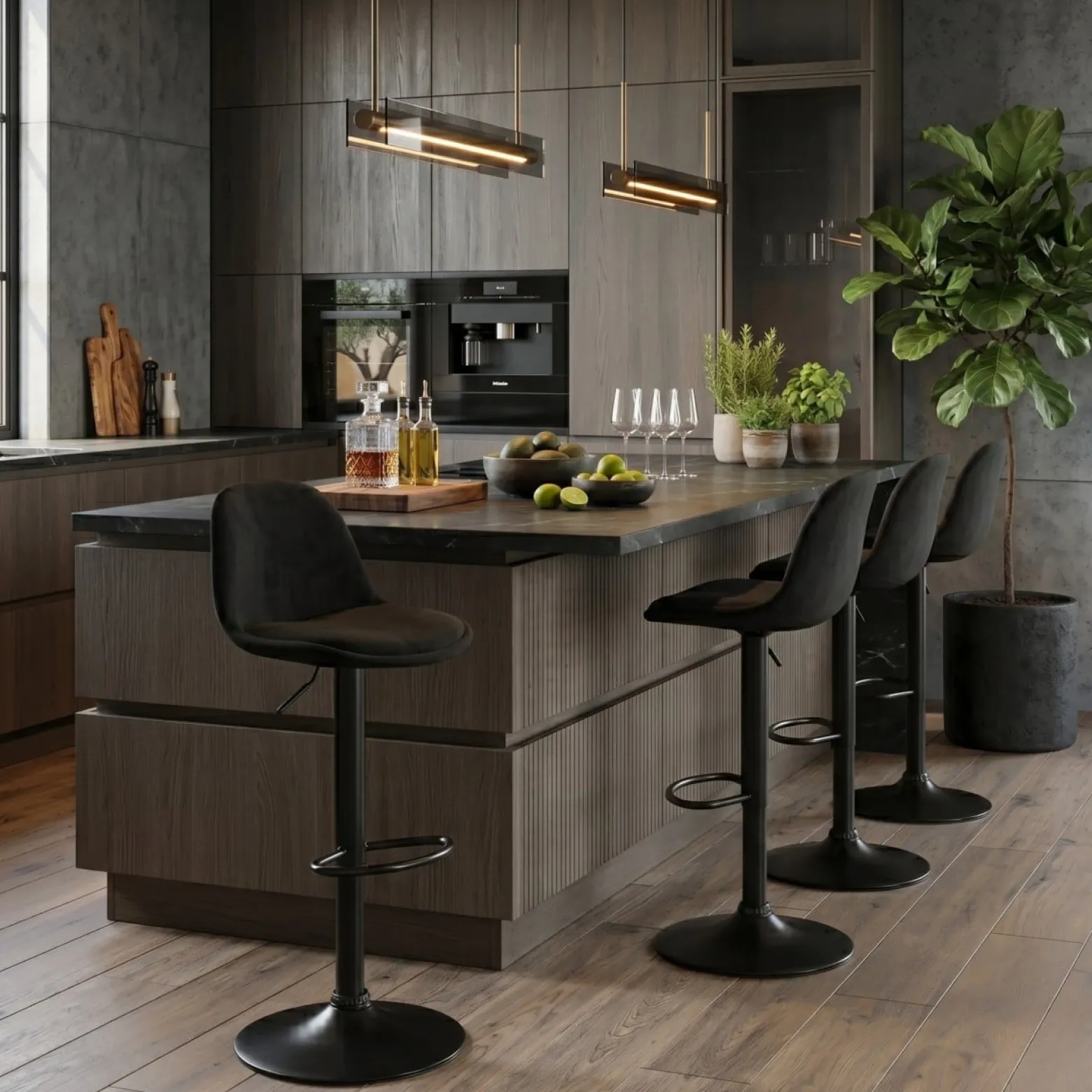 Hoker Palmo Czarny Velvet Black