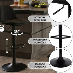 Hoker Palmo Czarny Velvet Black