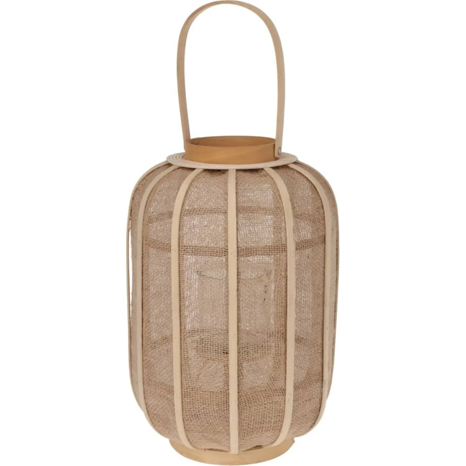 H&S Collection Wiszący lampion rattanowy