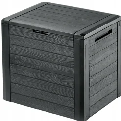 Kadax Skrzynia Ogrodowa Balkon Kufer 140L Antracyt