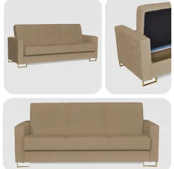 Kanapa sofa Marcello rozkładana wersalka spania bonell łóżko Family Meble