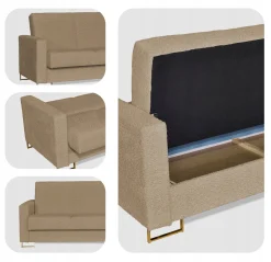 Kanapa sofa Marcello rozkładana wersalka spania bonell łóżko Family Meble
