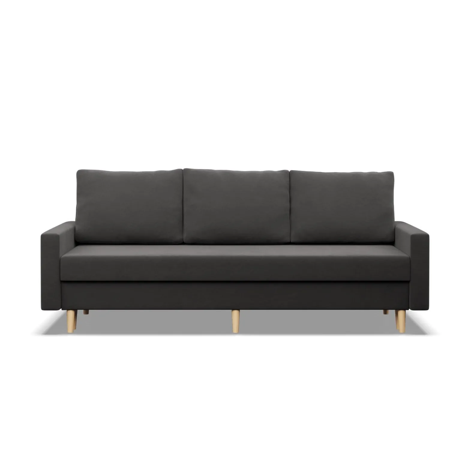 Kanapa, sofa rozkładana z funkcją spania bonell szara
