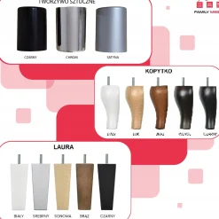 Kanapa sofa Sara Duo rozkładana wersalka spania Family meble