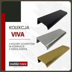 KASZMIROWA ryflowana szafka pod umywalkę 60 cm VIVA CASHMERE