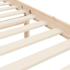 Łóżko Drewniane Rama Łóżka Sofa Brązowe Do Sypialni Pokoju 100x200 cm