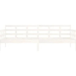Łóżko dzienne białe lite drewno sosnowe 80x200 cm