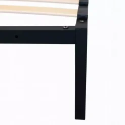 Łóżko metalowe ASTRID 80 BLACK Rama + stelaż