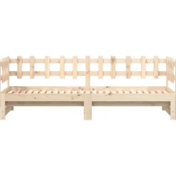 Łóżko rozsuwane 2x(80x200) cm lite drewno sosnowe