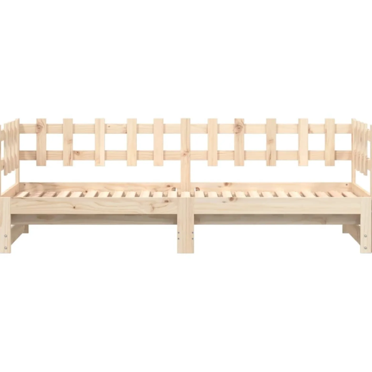 Łóżko rozsuwane 2x(80x200) cm lite drewno sosnowe