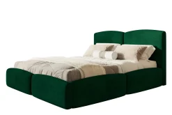 Łóżko tapicerowane INES Slim 90x200 ze stelażem drewnianym