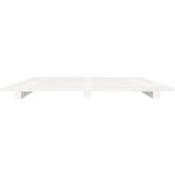 Łóżko Drewniane Rama Łóżka Sofa Biała Do Sypialni Pokoju 135x190 cm