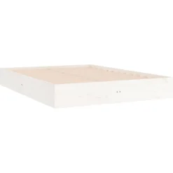 Łóżko Drewniane Rama Łóżka Sofa Biała Do Sypialni Pokoju 120 x 200 cm