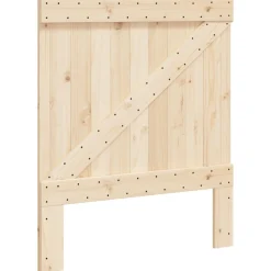 Łóżko Drewniane Rama Łóżka Sofa Brązowe Do Sypialni Pokoju 90x200 cm