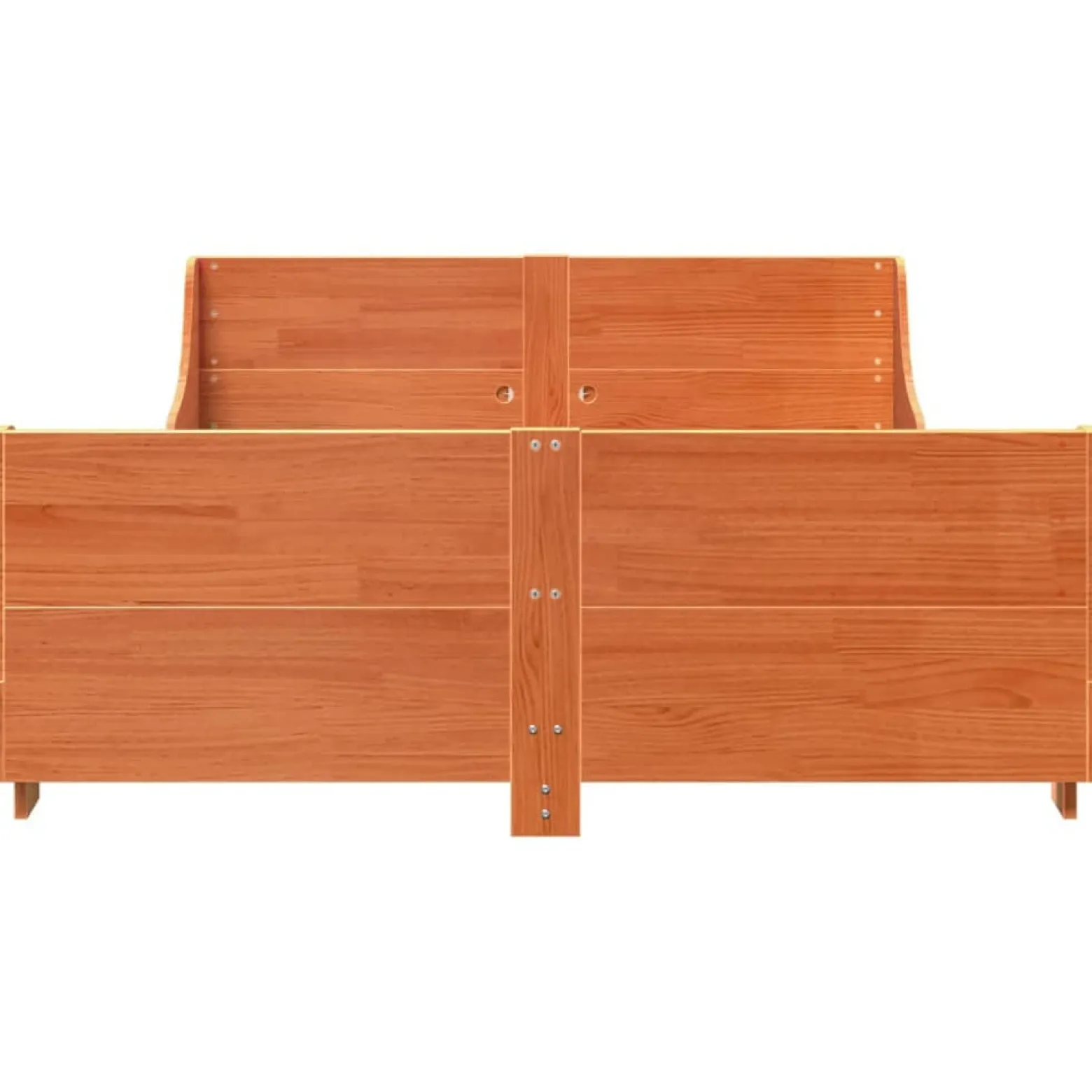 Łóżko Drewniane Rama Łóżka Sofa Brązowe Do Sypialni Pokoju 120x200 cm