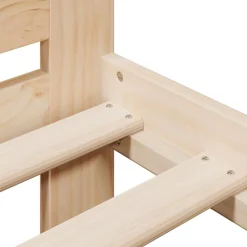 Łóżko Drewniane Rama Łóżka Sofa Brązowe Do Sypialni Pokoju 200x200 cm