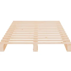 Łóżko Drewniane Rama Łóżka Sofa Brązowe Do Sypialni Pokoju 90x200 cm