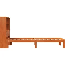 Łóżko Drewniane Rama Łóżka Sofa Brązowe Do Sypialni Pokoju 100x200 cm